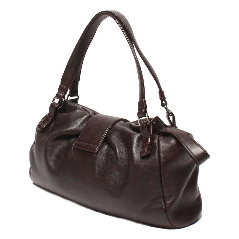 Loewe bag shoulder Nappa leather Anagram Brown